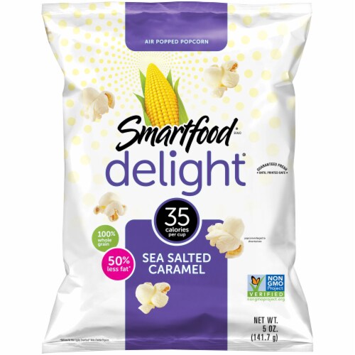 Smartfood Delights Sea Salted Caramel Popcorn Perspective: front