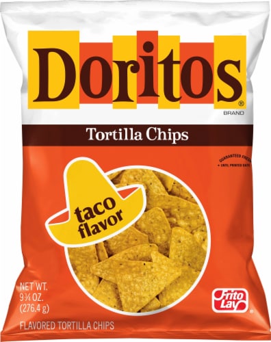 Doritos® Taco Flavored Tortilla Chips Perspective: front