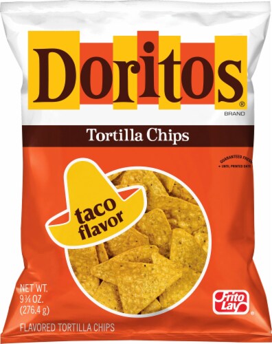 Doritos® Taco Flavored Tortilla Chips Perspective: front