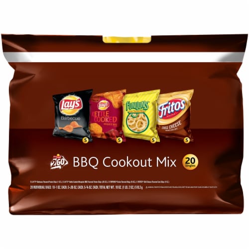 Frito Lay 2Go BBQ Cookout Mix Perspective: front