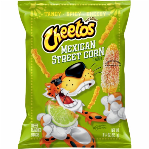 Cheetos Mexican Street Corn Cheese Flavored Snacks Perspective: front