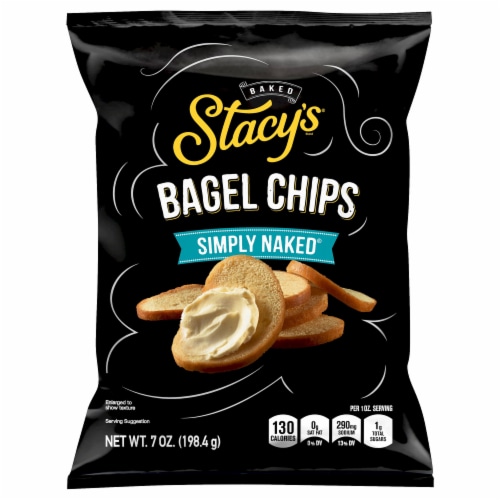 Stacy's® Simply Naked® Bagel Chips Snacks Perspective: front