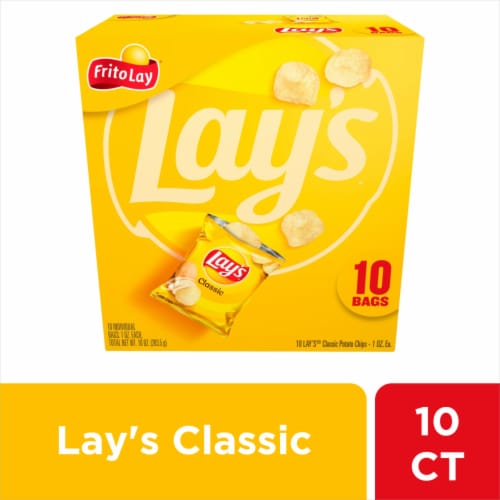 Lay's® Classic Potato Chips Multipack, 10 ct / 1 oz - Kroger