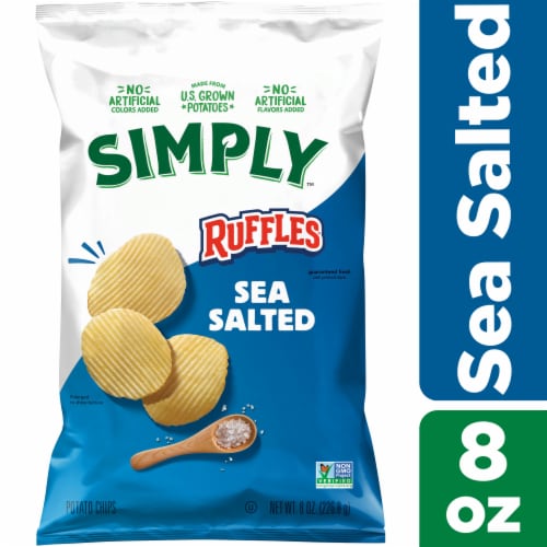 Ruffles® Simply Sea Salted Potato Chips