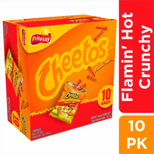 Cheetos® Crunchy Flamin’ Hot Multipack Chips Perspective: front