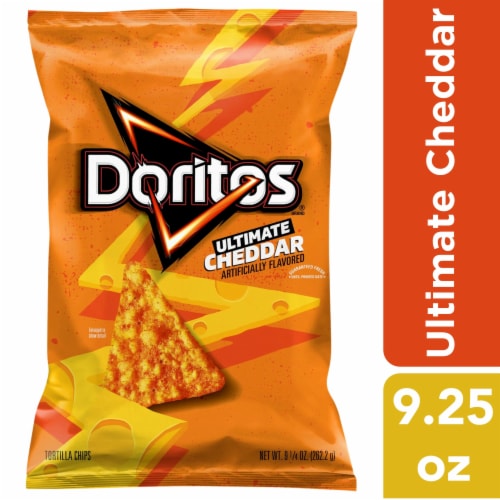 Doritos® Ultimate Cheddar Tortilla Chips Perspective: front