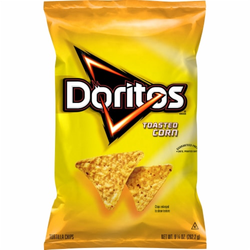 Doritos Toasted Corn Tortilla Chips Perspective: front