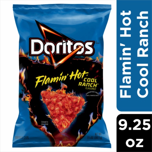 Doritos® Flamin' Hot Cool Ranch Flavored Tortilla Chips Perspective: front