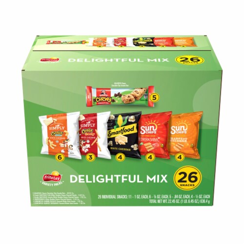 Frito-Lay® Delightful Mix Snacks Variety Pack Perspective: front