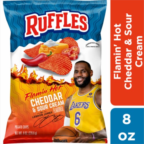 Ruffles® Flamin’ Hot Cheddar And Sour Cream Potato Chips