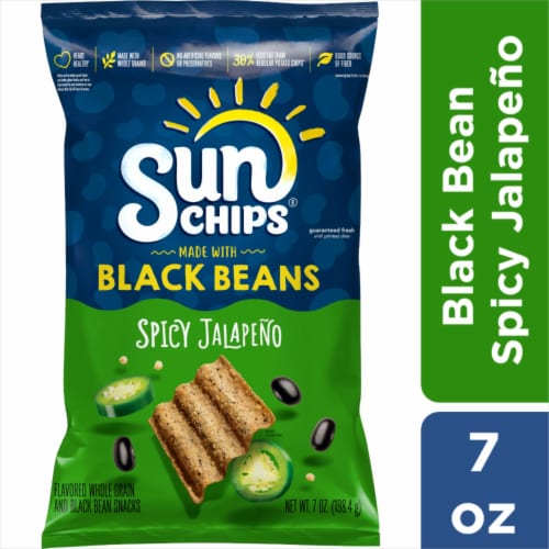 SunChips® Black Bean Spicy Jalapeno Whole Grain Chips Perspective: front