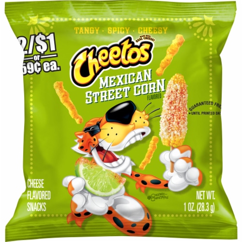Cheetos Mexican Street Corn Cheese Flavored Snacks Perspective: front