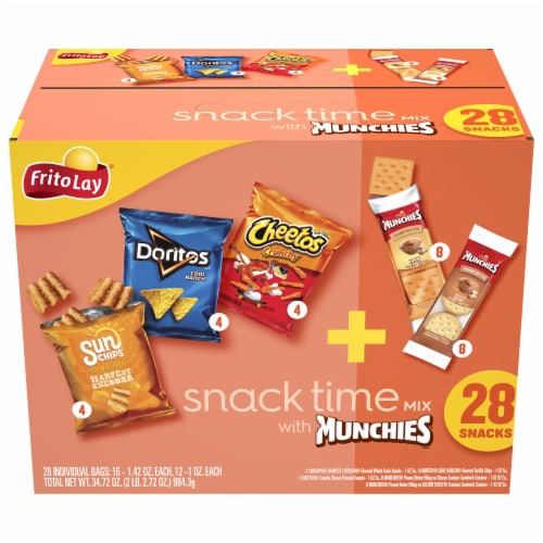 Frito-Lay Chips and Snacks Flavor Mix Variety Pack, 20 Count,Pack of 1