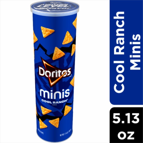 Doritos® Minis™ Cool Ranch Minis Tortilla Snack Stacks Crisps Chips Perspective: front