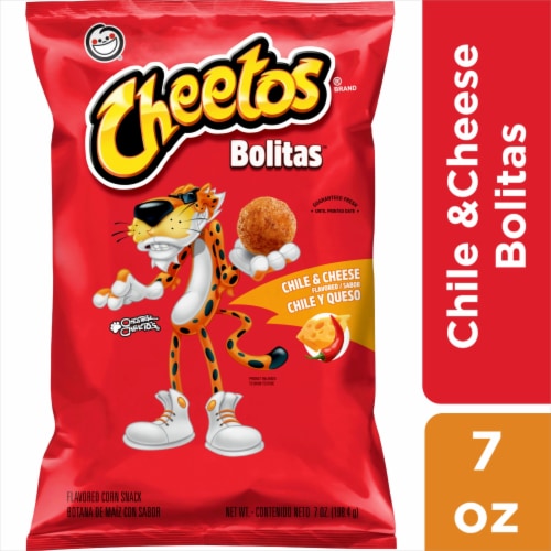 Cheetos® Bolitas Chile and Cheese Chips Perspective: front