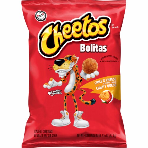 Cheetos® Bolitas™ Flavored Corn Chile & Cheese Snack Perspective: front