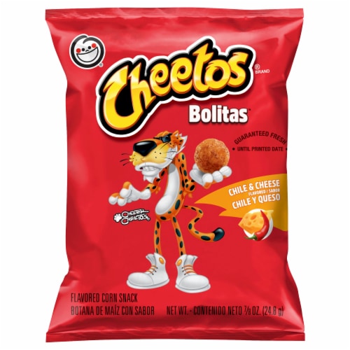 Cheetos® Bolitas™ Chile & Cheese Flavored Corn Snacks Perspective: front