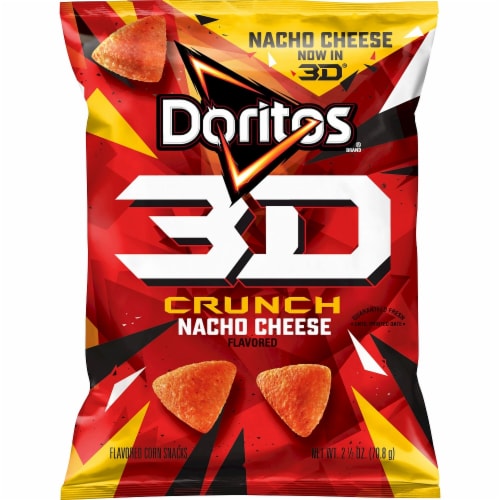 Doritos® 3D Crunch Nacho Cheese Flavor Perspective: front