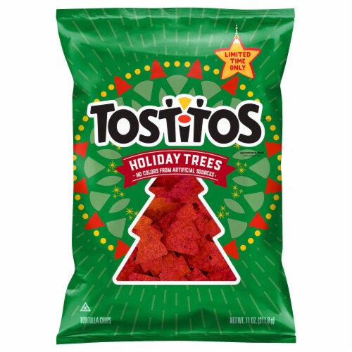 Tostitos® Holiday Trees Tortilla Chips Perspective: front