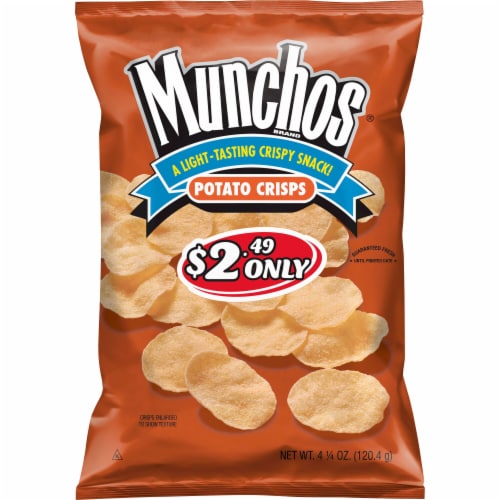Munchos® Light Tasting Potato Crisps Perspective: front