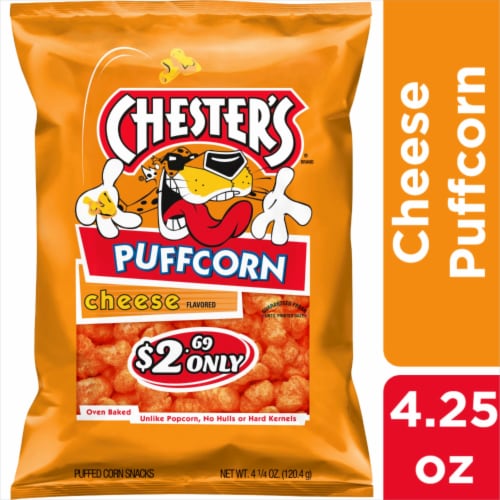 Chester's® Cheese Puffed Corn Chips Perspective: front