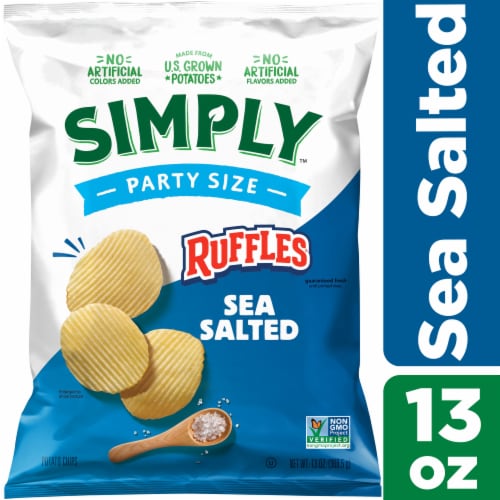 Simply™ Ruffles® Party Size Sea Salted Potato Chips