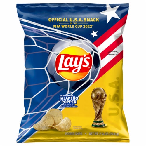 Lay's Jalapeno Popper Potato Chips Perspective: front