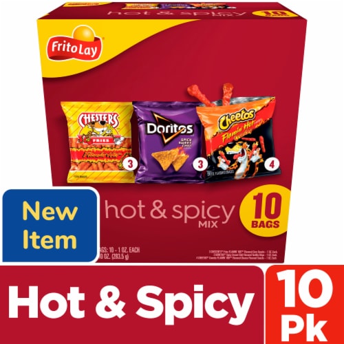 Frito-Lay Hot & Spicy Mix Variety Pack Perspective: front