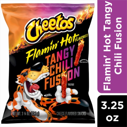 Cheetos Crunchy Flamin' Hot Cheese Flavored Snacks, 3.5 oz Bag 