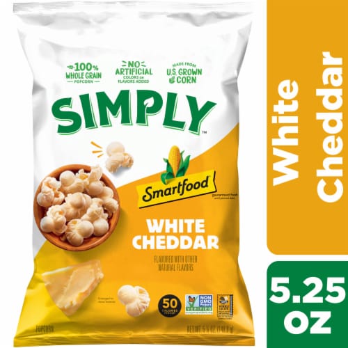 Smartfood Simply Popcorn White Cheddar 5 1/4 Oz