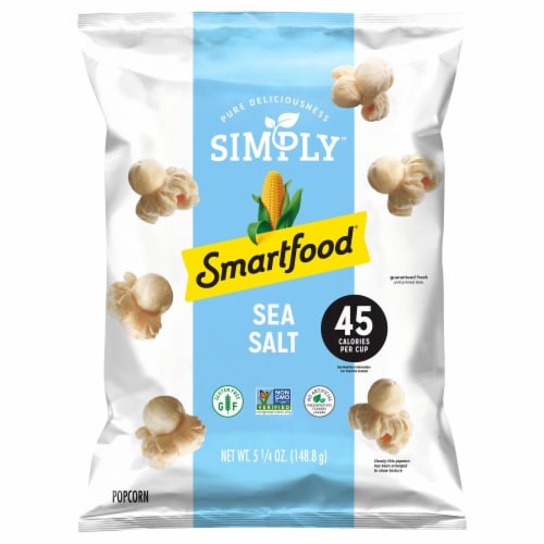 Simply Smartfood Sea Salt Popcorn Perspective: front
