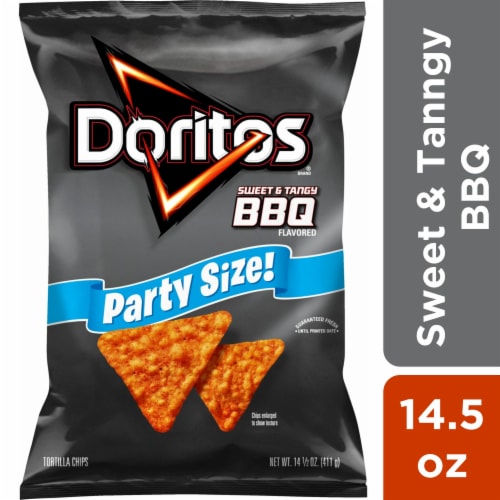 Doritos® Sweet & Tangy BBQ Tortilla Chips Perspective: front