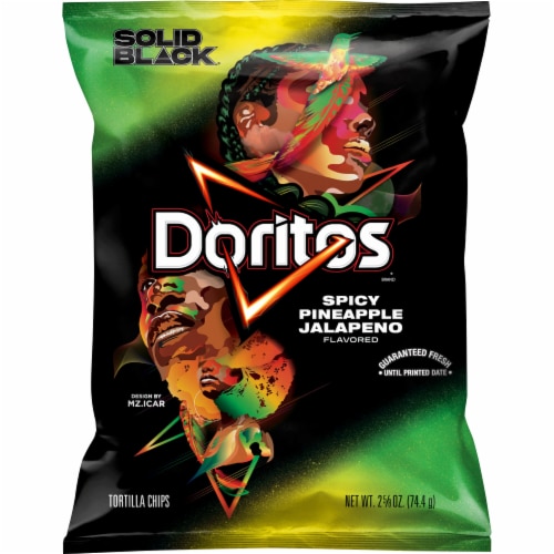 Doritos® Spicy Pineapple Jalapeno Flavored Tortilla Chips Perspective: front