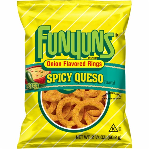 Funyuns® Spicy Queso Onion Flavored Rings Perspective: front