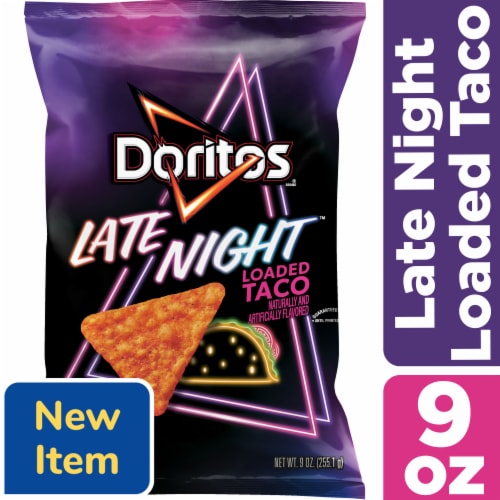 Doritos Tortilla Chips, Late Night Loaded Taco Perspective: front