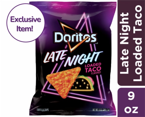 Doritos® Late Night Loaded Taco Flavored Tortilla Chips, 9 oz