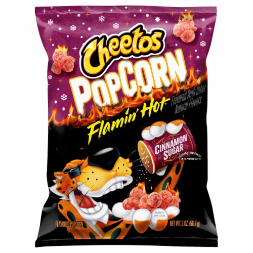 Cheetos® Flamin Hot® Cinnamon Sugar Flavored Popcorn Perspective: front