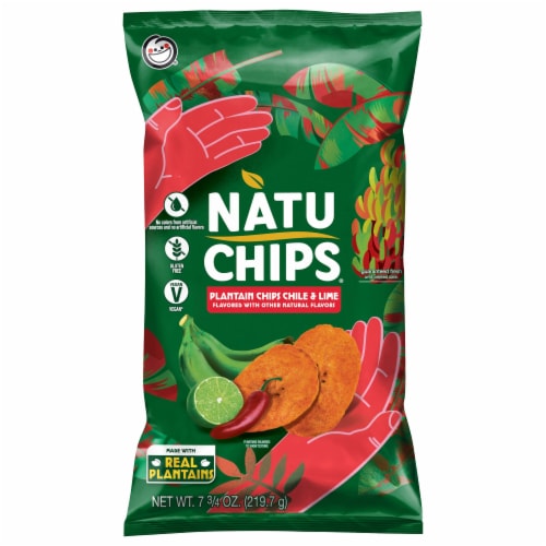 NatuChips® Chile & Lime Plantain Chips Perspective: front