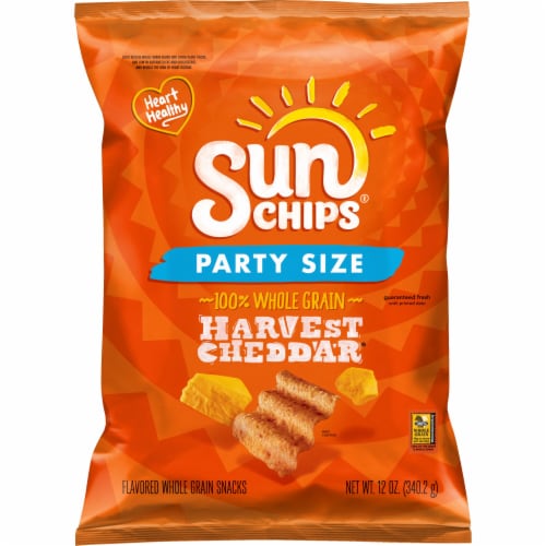 Sun Chips® Harvest Cheddar® Whole Grain Chips Perspective: front