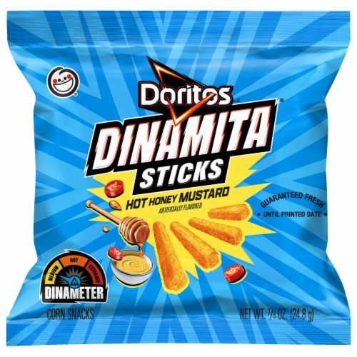 Doritos® Dinamita® Hot Honey Mustard Corn Snack Sticks Perspective: front