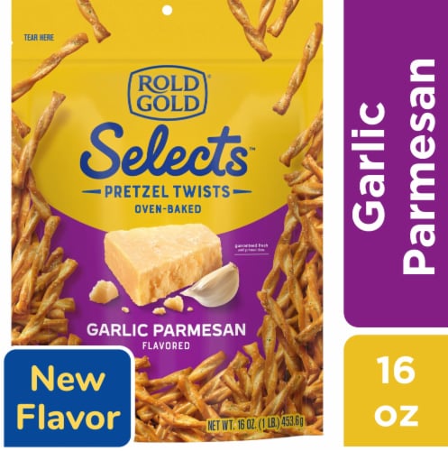 Rold Gold® Selects Garlic Parmesan Pretzels Twists Perspective: front