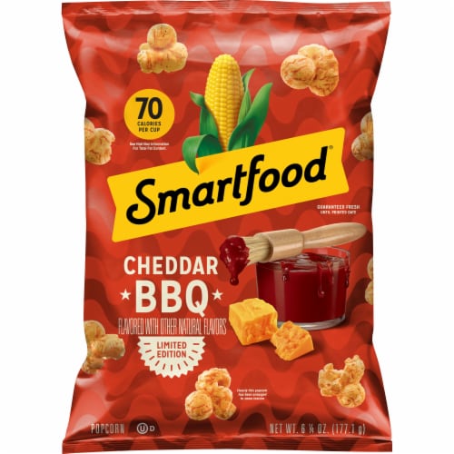 Smartfood® Cheddar BBQ Popcorn Perspective: front