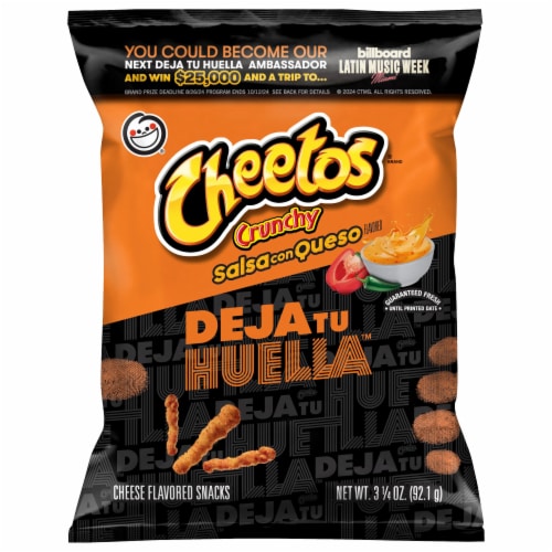 Cheetos® Crunchy Cheese Flavored Snacks Salsa Con Queso Perspective: front