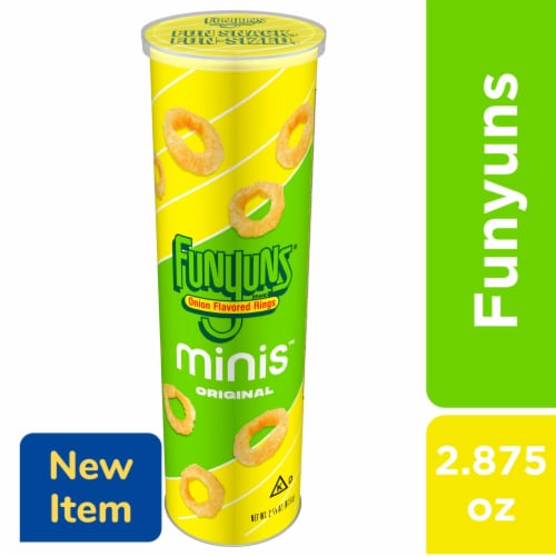 Funyuns® Minis™ Original Onion Flavored Rings Snack Stacks Crisps Chips Perspective: front
