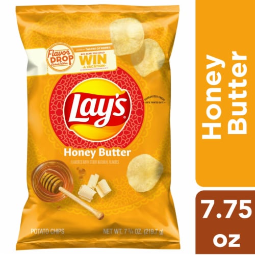 Lay's® Honey Butter Potato Chips Perspective: front
