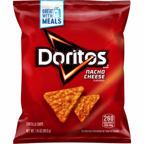 Doritos® Nacho Cheese Tortilla Chips Perspective: front