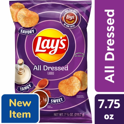 Lay's® All Dressed Potato Chips Perspective: front