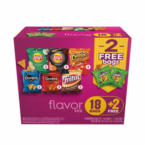 Frito-Lay Snacks Flavor Mix Variety Perspective: front