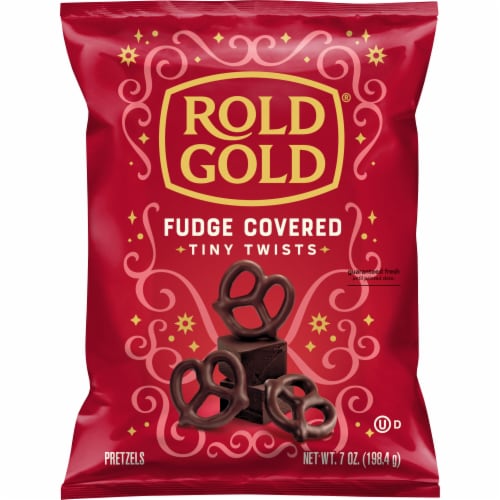 Rold Gold® Fudge Covered Tiny Twists Pretzels Perspective: front