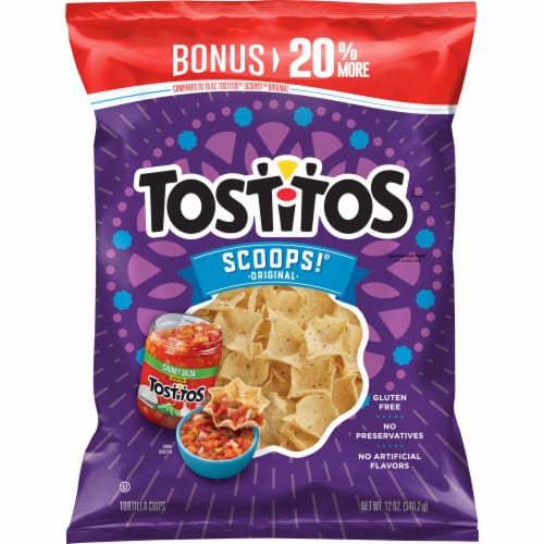 Tostitos® Scoops!® Original Tortilla Chips Perspective: front